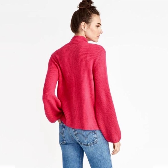 NEW RACHEL RACHEL ROY PINK MOCK NECK SWEATER - Picture 5 of 7